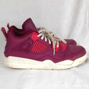 Nike Air Jordan Retro 4 Youth Size 3Y True Berry Rush Pink White  BQ7671-661
